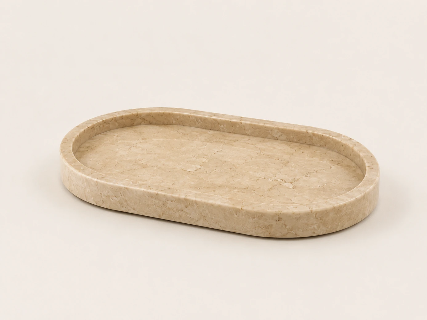 Demo Jura Beige Limestone Candle Tray in Jura Beige Limestone