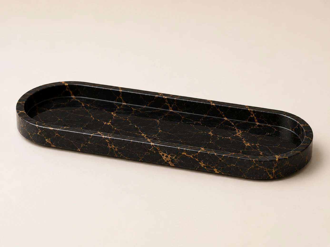 Demo Honey Onyx Capsule Tray in Honey Onyx
