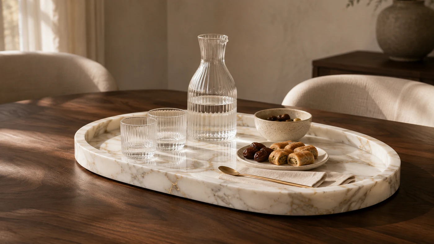 Calacatta Oro Serving Tray in Calacatta Oro