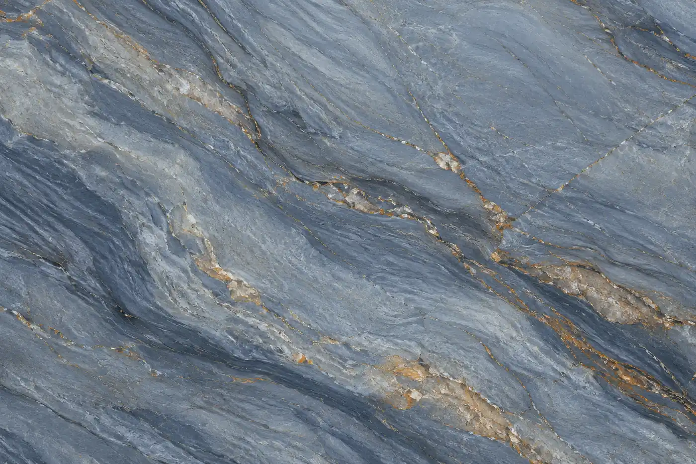 Blue Roma Quartzite surface swatch