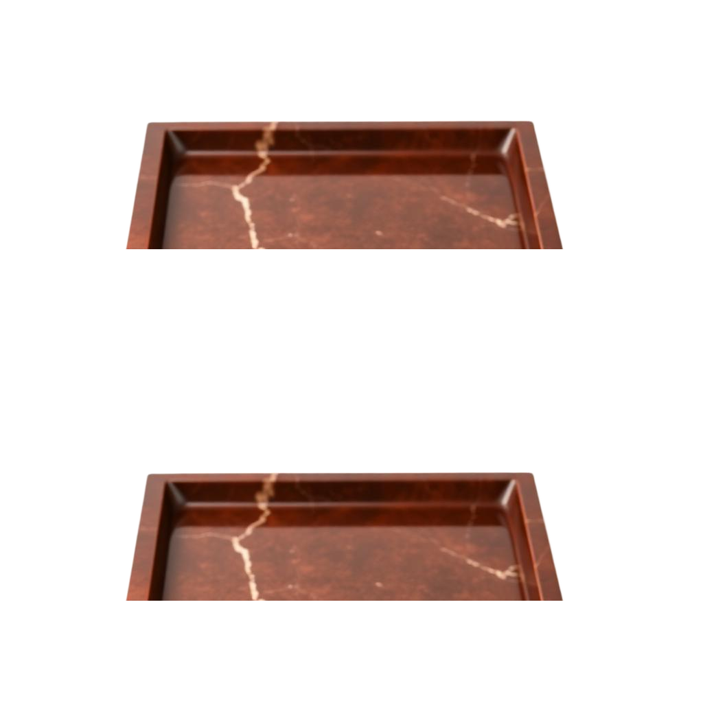 Emperador Dark Rectangle Tray made from Emperador Dark
